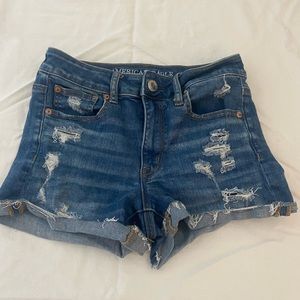 American Eagle Denim Shorts Size 4